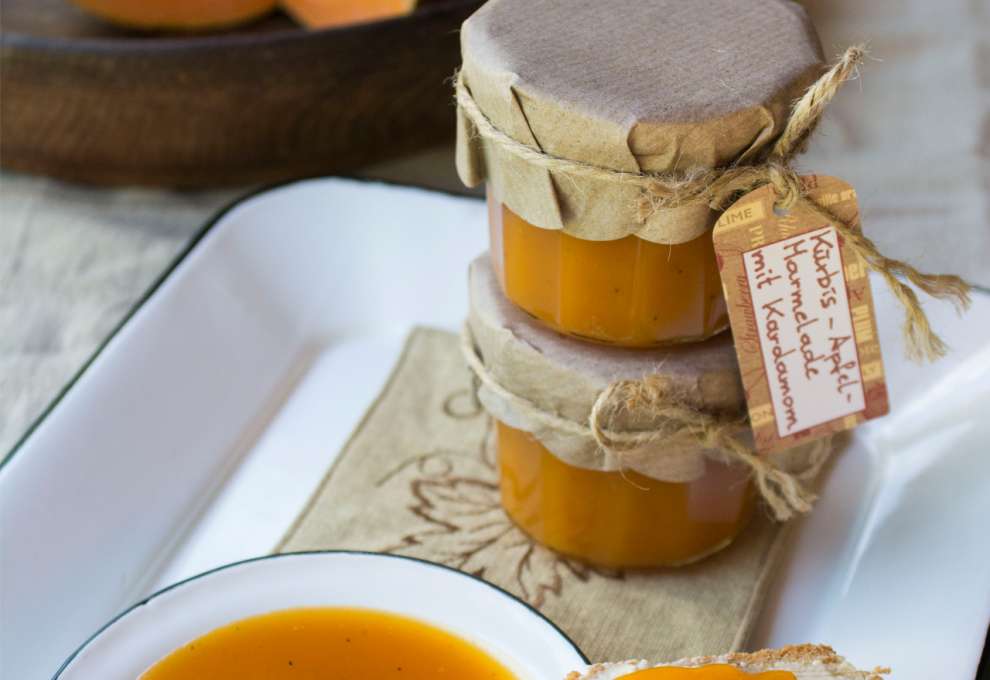 Kürbis-Apfel-Marmelade » herzhafte Gerichte &amp; Speisen