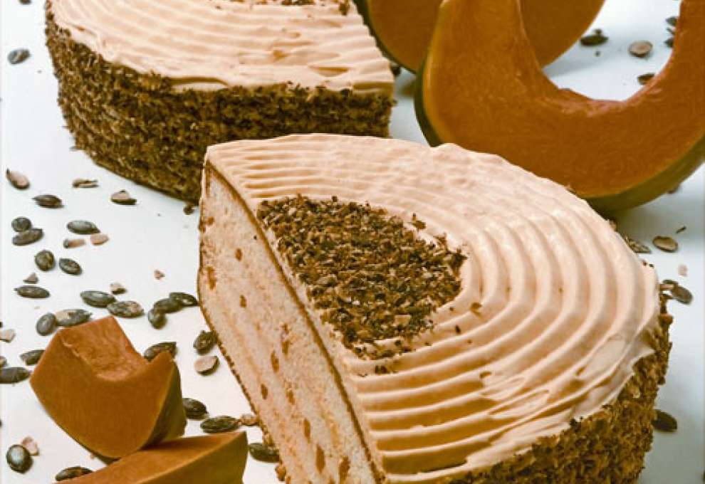 Bild zu: Kürbiscreme-Torte