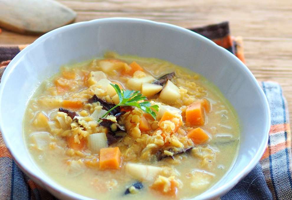Indische Linsensuppe