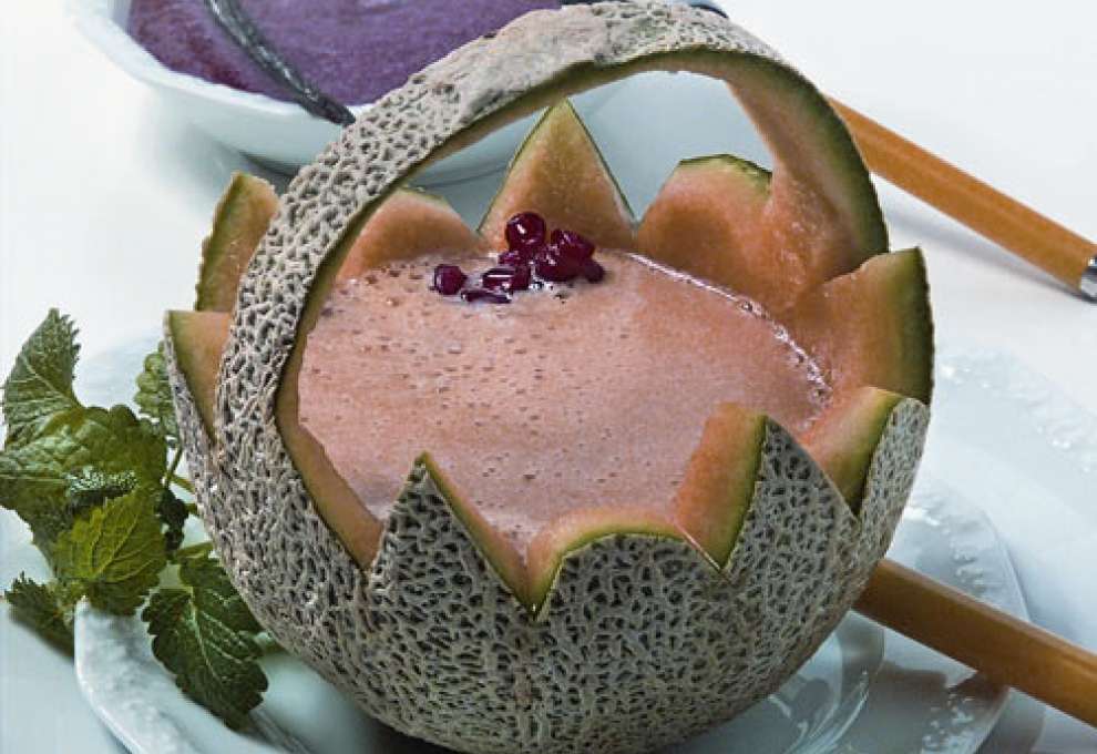 Bild zu: Geeiste Melonensuppe 