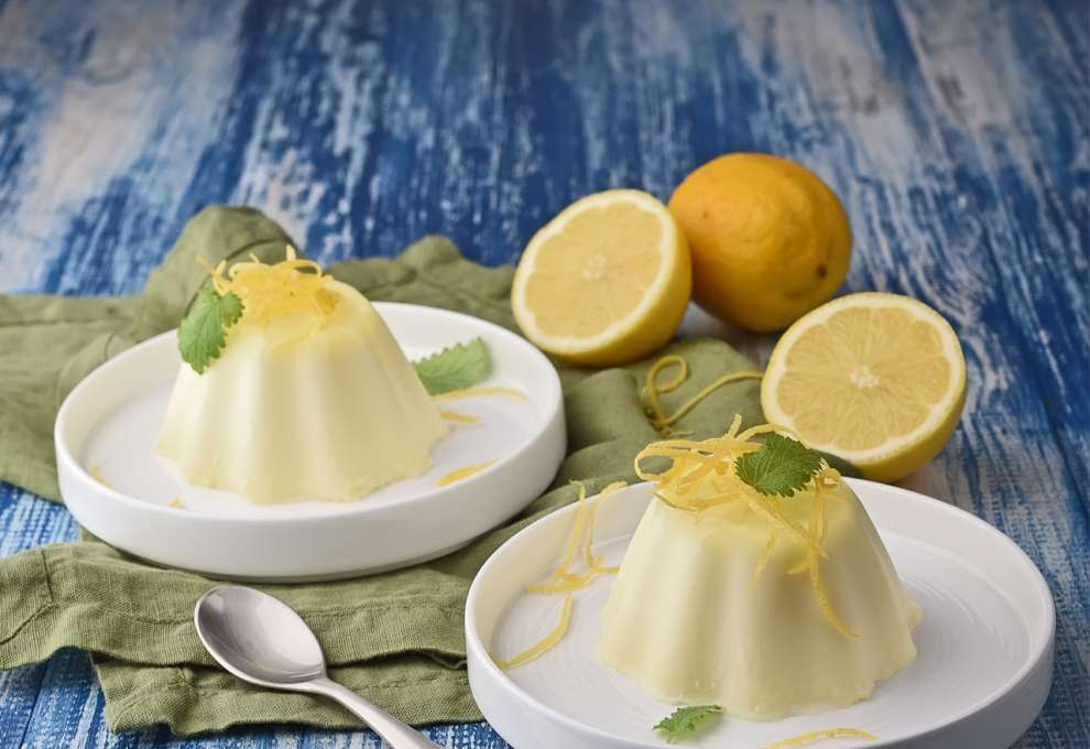 Panna cotta al limone