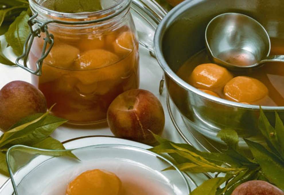 Pfirsichkompott » herzhafte Gerichte &amp; Speisen
