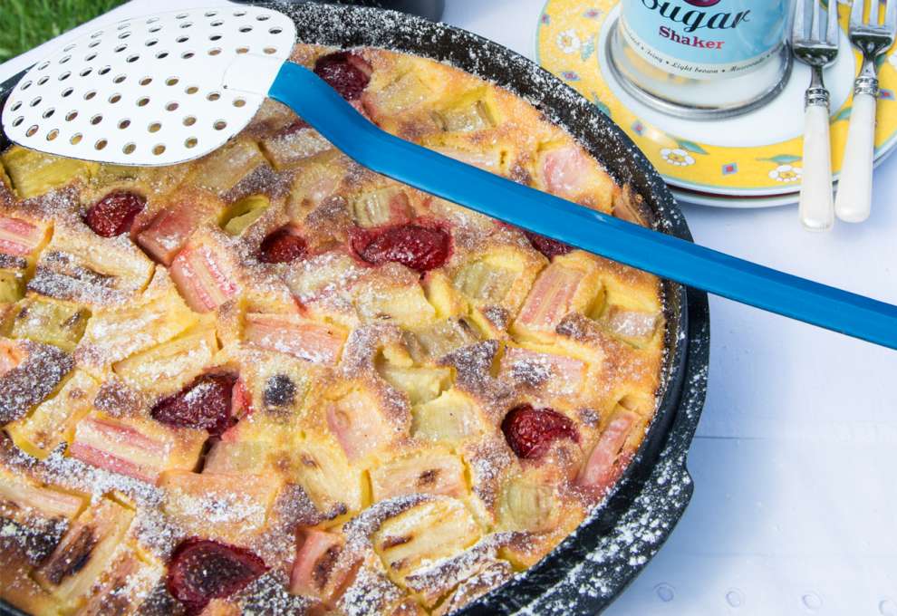 Rhabarber-Clafoutis