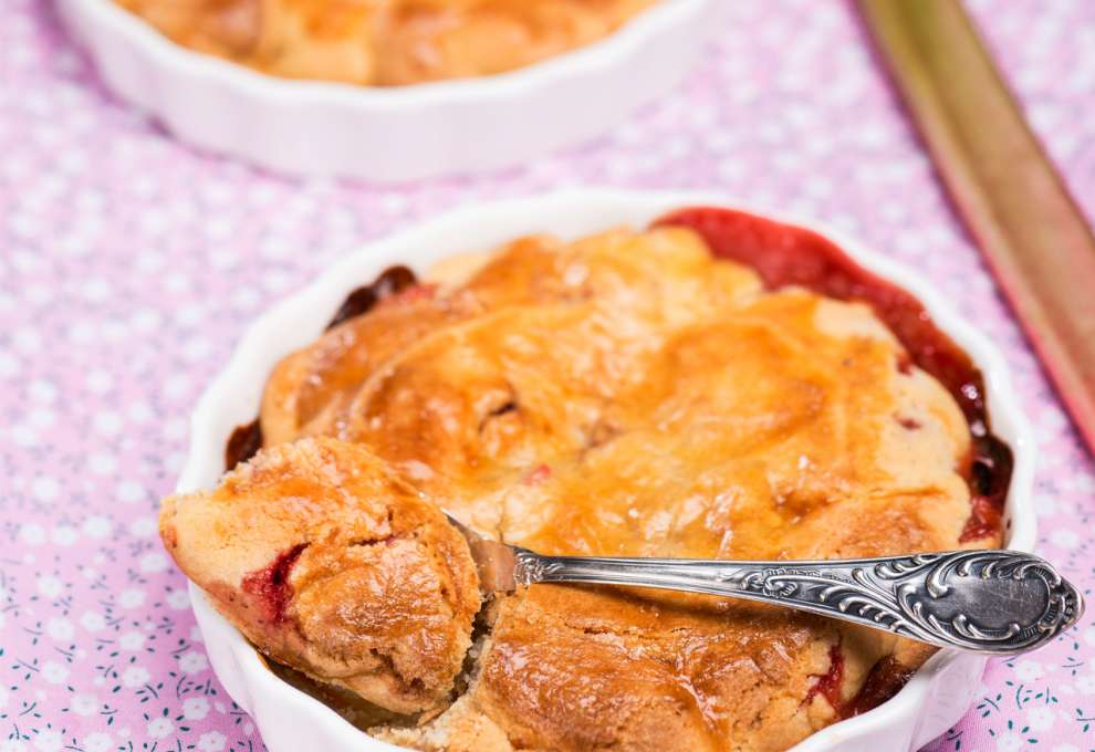 Rhabarber-Erdbeer-Pastete