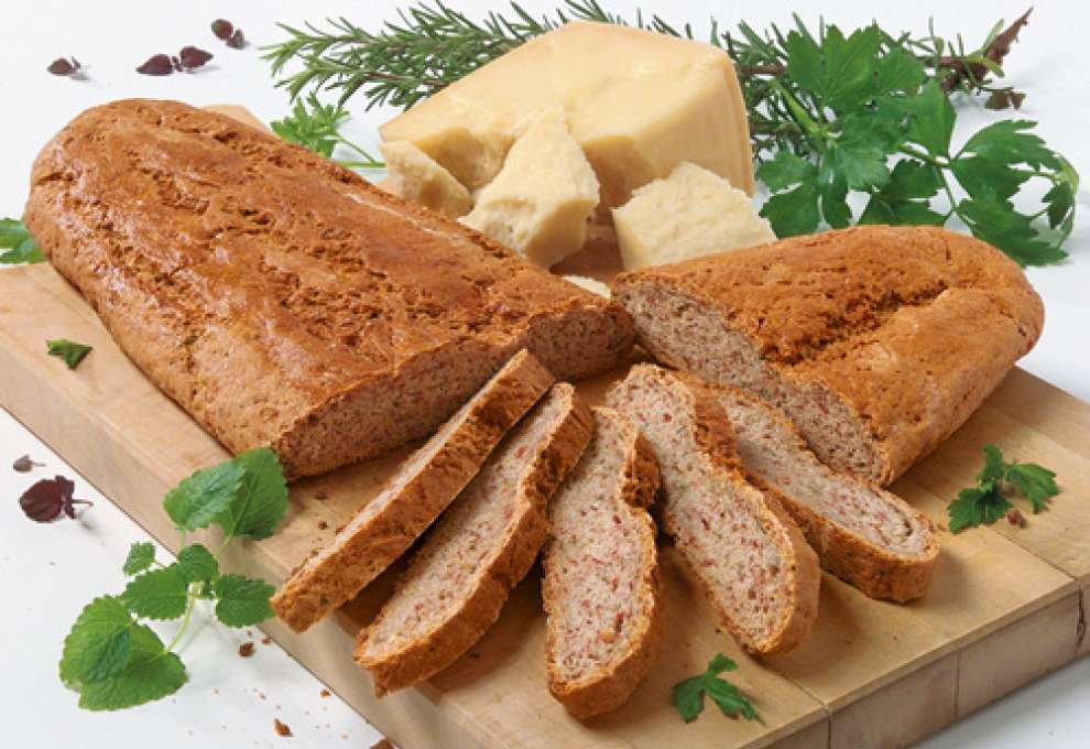 Salami-Kräuterbrot » herzhafte Gerichte &amp; Speisen