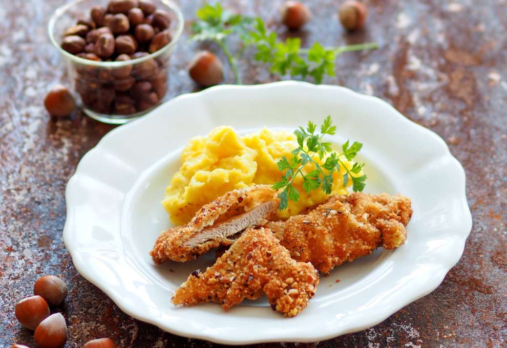 Nuss-Schnitzel » herzhafte Gerichte &amp; Speisen