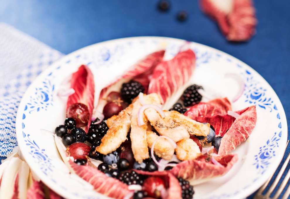 Radicchio-Beeren-Salat