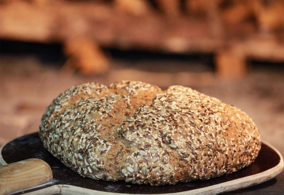 Vollkornbrot mit Dinkelmehl