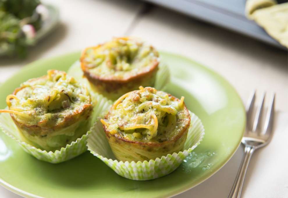 Wilde Nudelmuffins