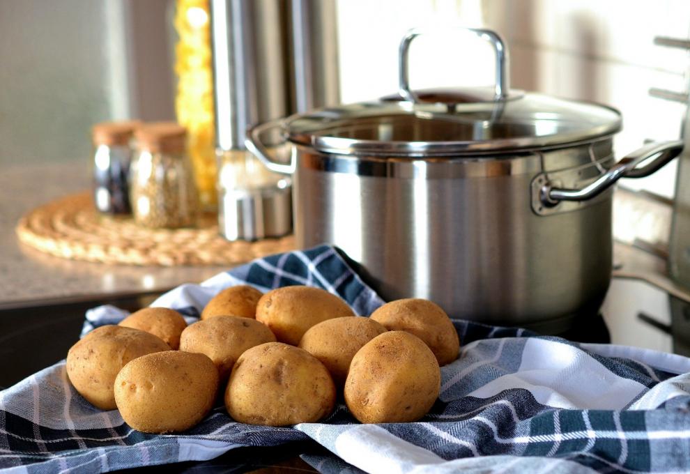 Kartoffeln kochen - Vorbereitung