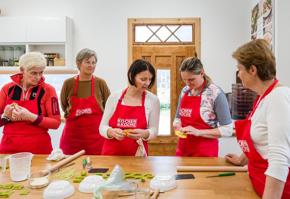 Kärntner Kasnudeln und andere Nudeln beim Workshop