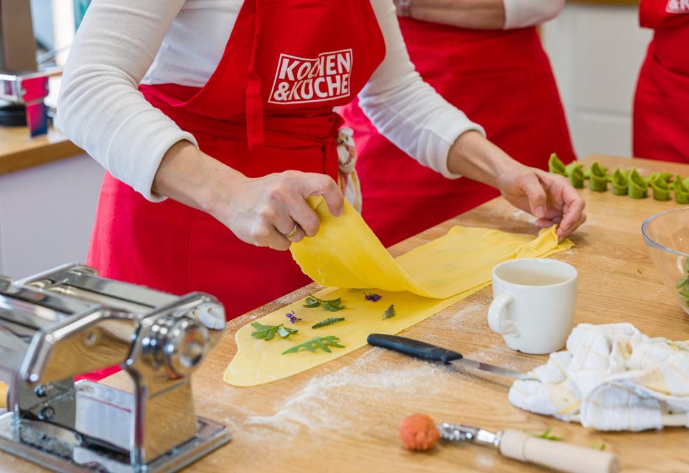 Lasagneblätter mit Kräutern 