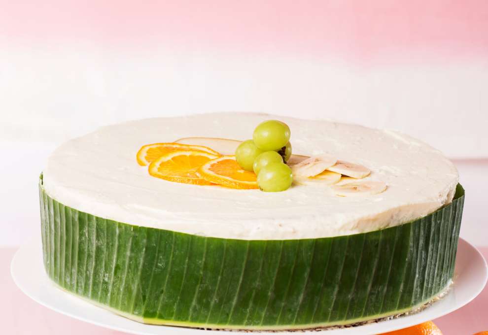 Joghurttorte mit Winterfrüchten