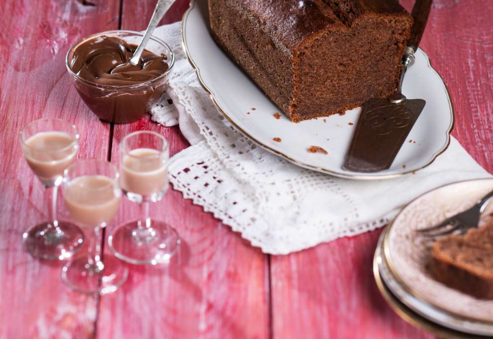 Nutellakuchen mit Walnusslikör