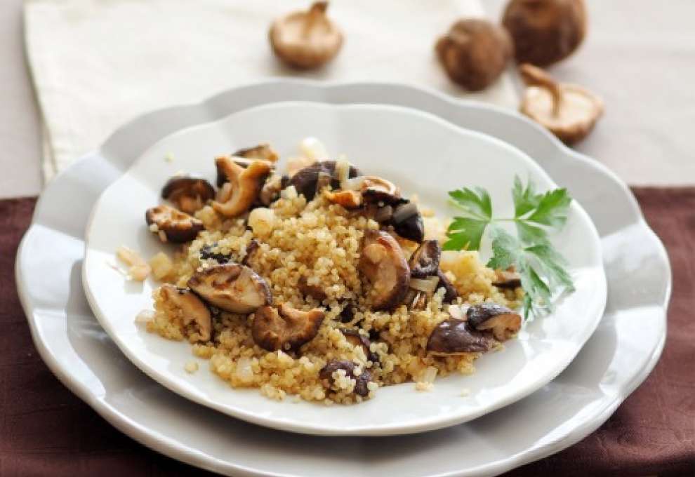 Quinoa-Pilz-G’röstl