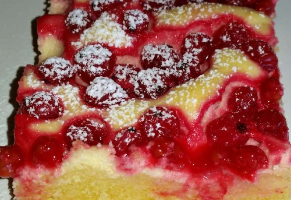 Ribiselkuchen mit Topfen