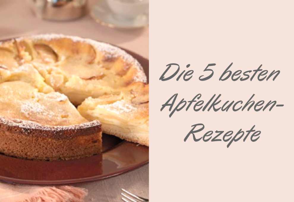 Die 5 besten Apfelkuchen--Rezepte