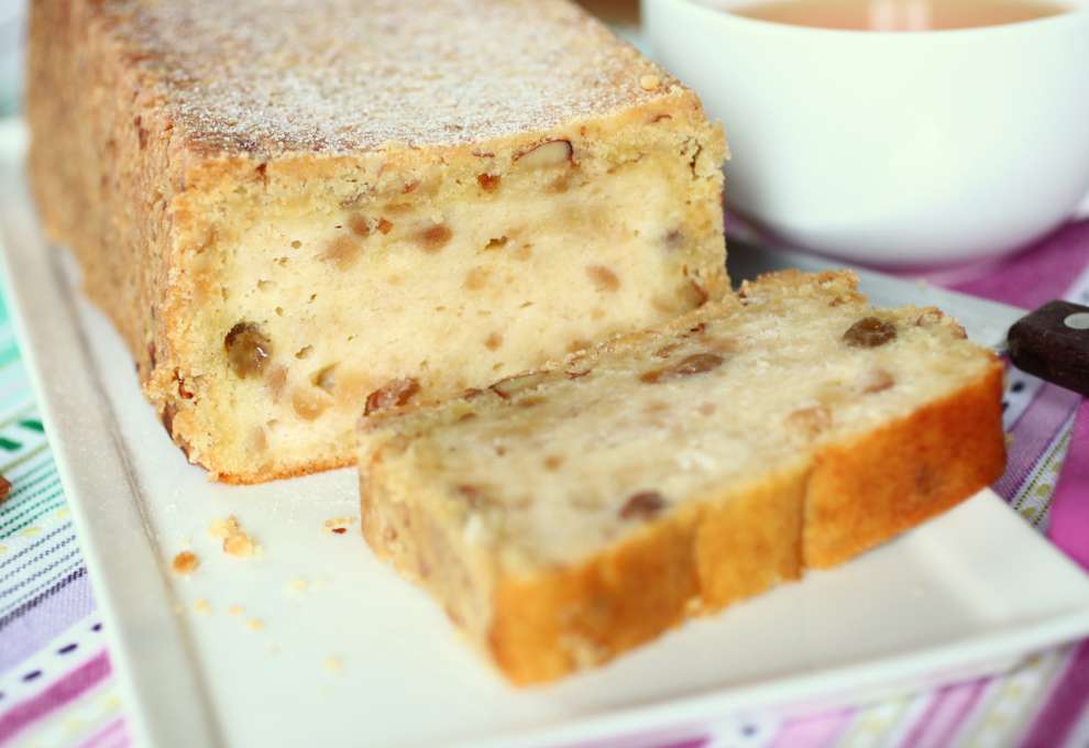 Topfenpastete in Mandelmürbteig