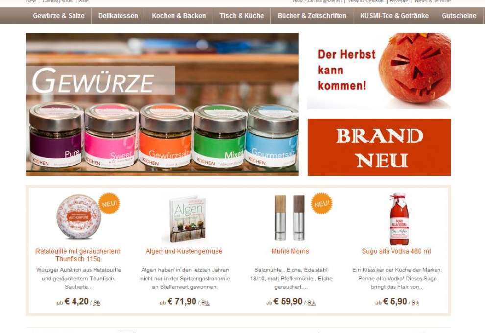 zum kochen website