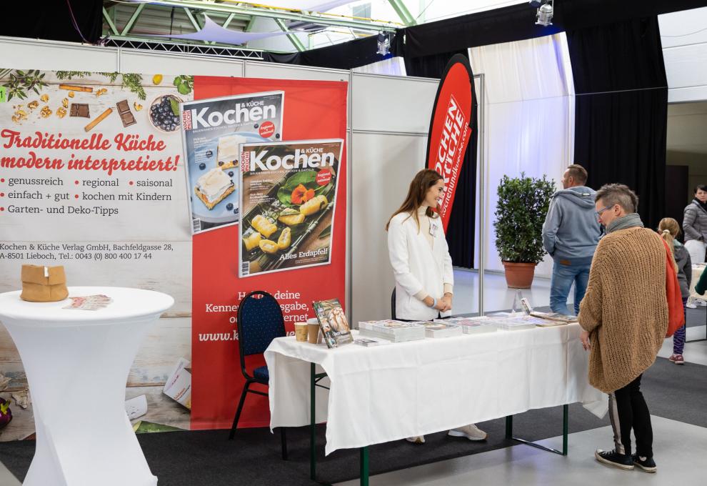 Messestand Kochen & Küche auf der Genuss Burgenland