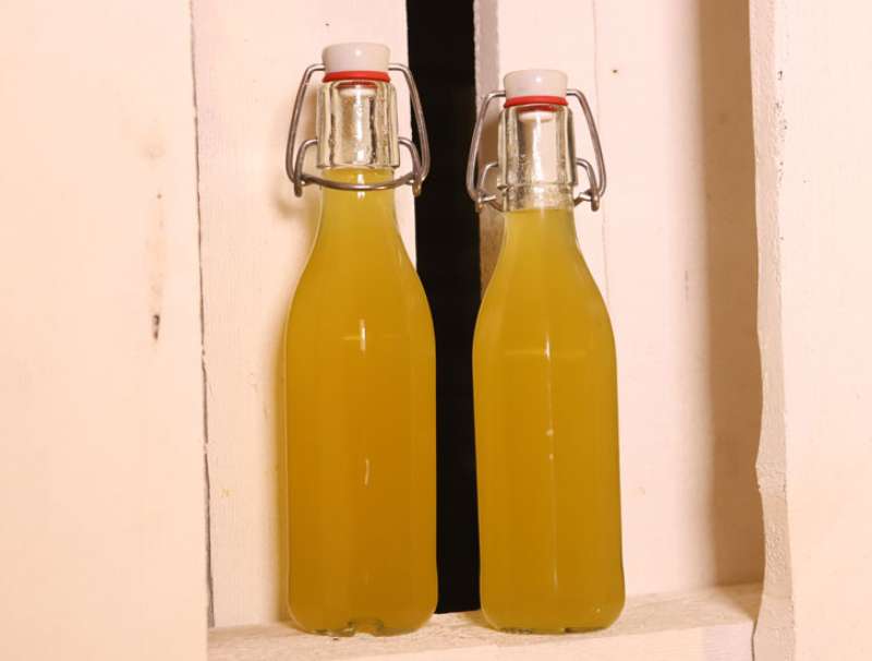 Ananas-Minze-Sirup