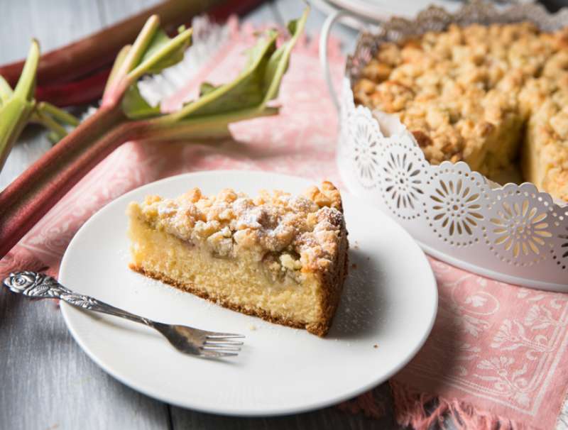 Rhabarber-Streusel-Kuchen