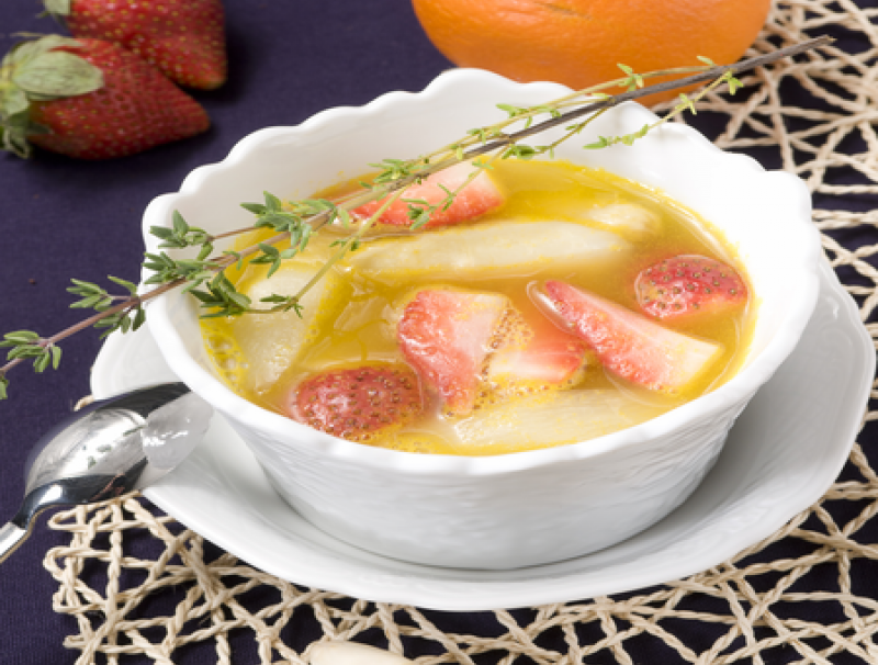 Spargel-Erdbeer-Kompott 