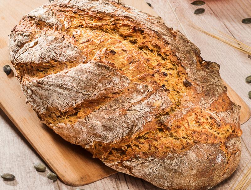 Kürbis-Käse-Brot