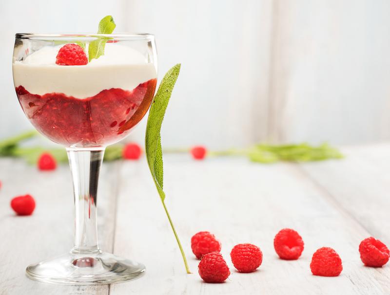 Weiße Mousse au Chocolat / Schokomousse