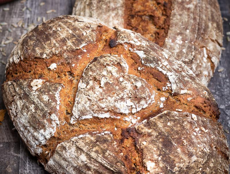 Roggen-Dinkelvollkornbrot mit Kastanienmehl