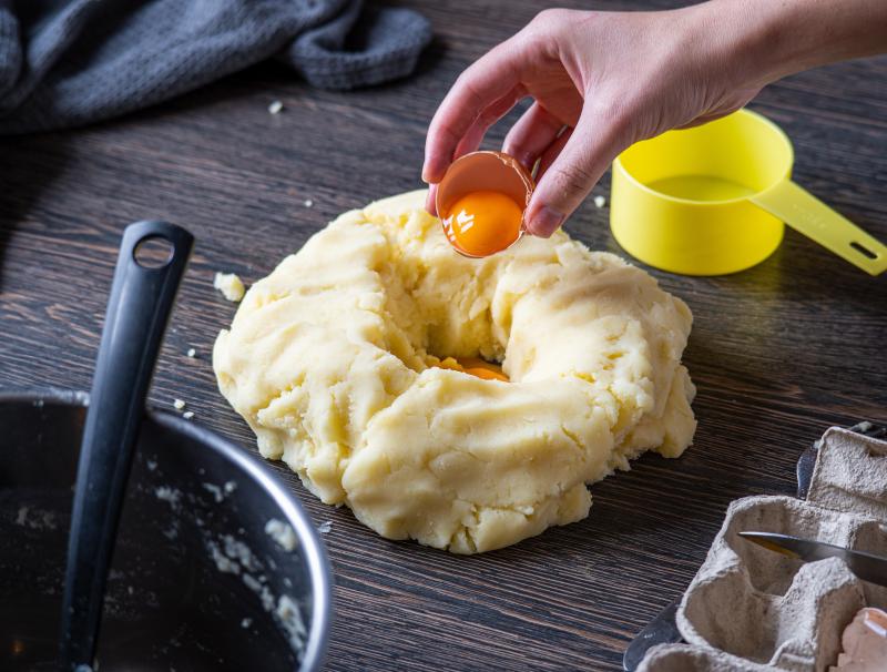 Teig für süße Erdäpfelknödel