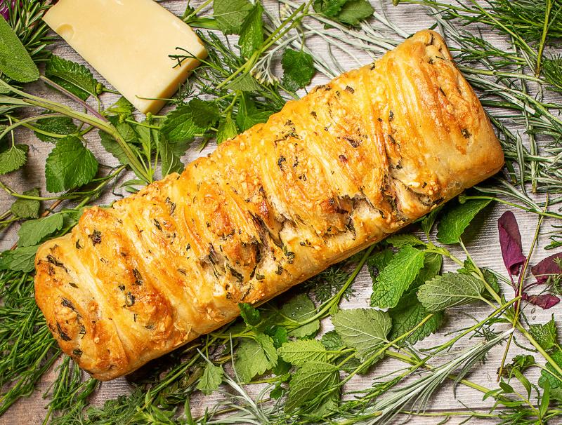 Kräuter-Käsebrot