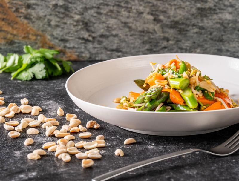 Asiatischer Spargelsalat