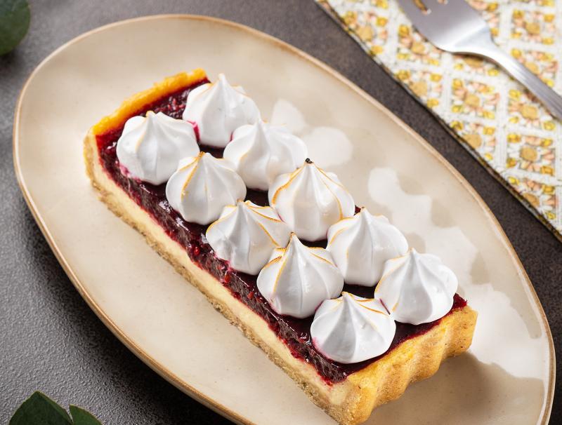 Cheesecake mit Fruchtspiegel