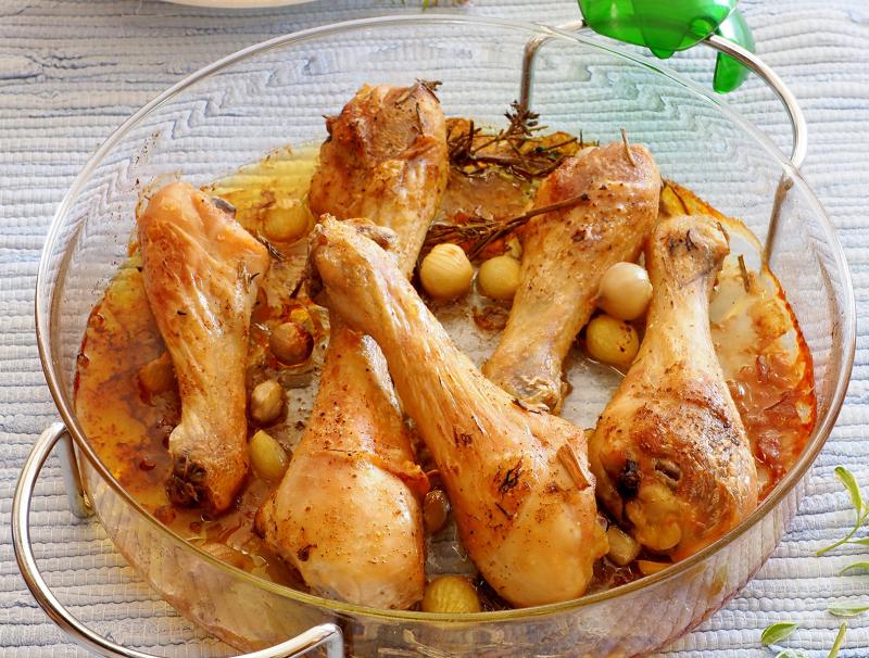 Huhn auf mediterrane Art