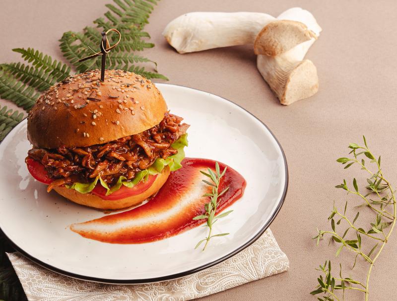 Pulled Pilzburger