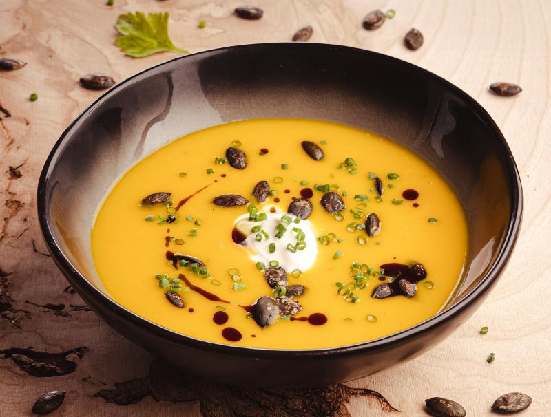 Apfel-Kürbis-Suppe