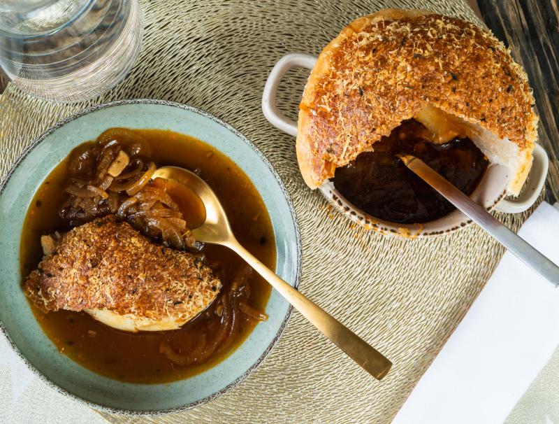 Französische Zwiebelsuppe