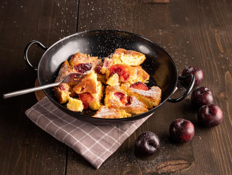 Topfen-Polenta-Schmarren