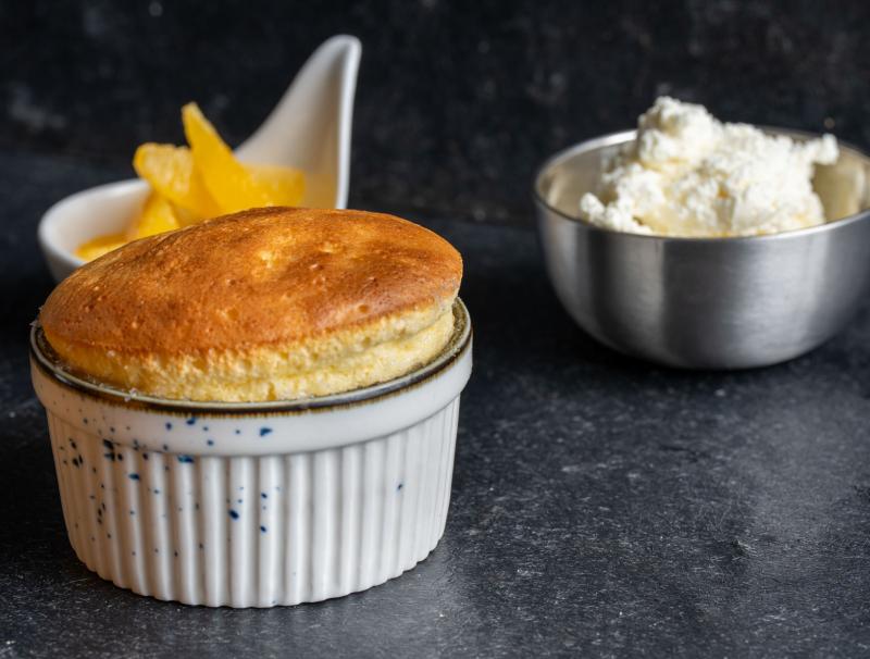 Topfen-Orangen-Soufflé