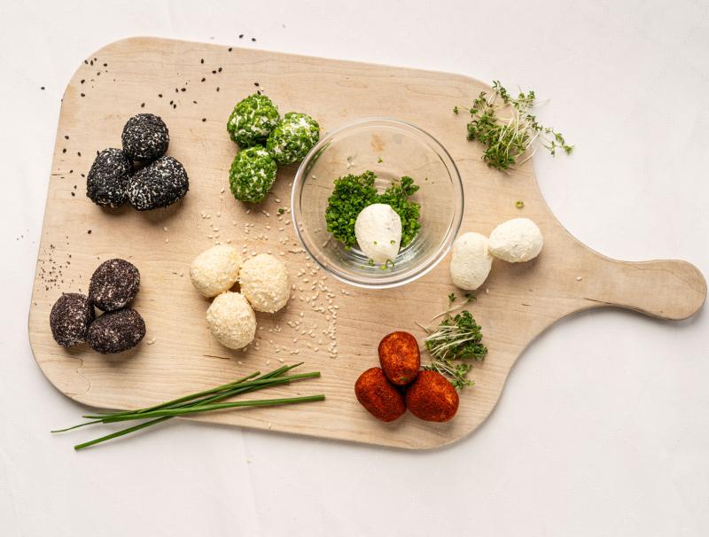 Frischkäseostereier