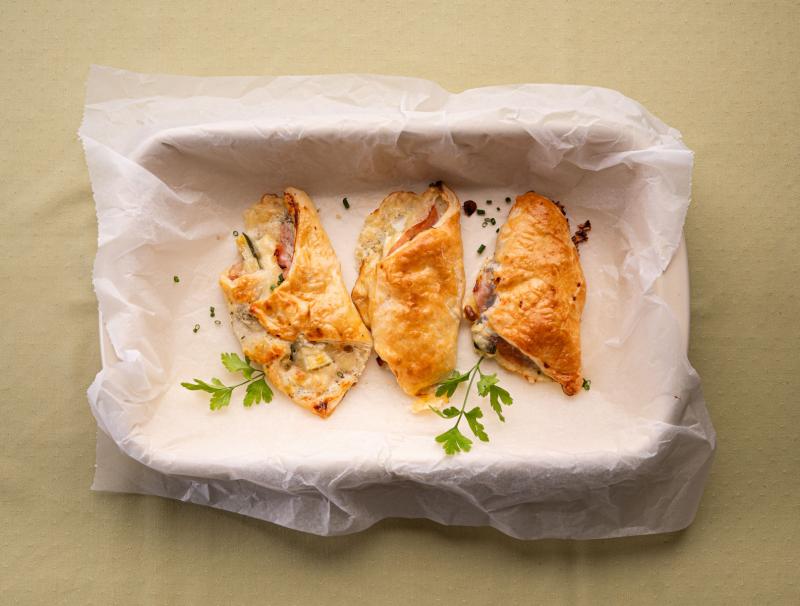 Zucchini in Blätterteig