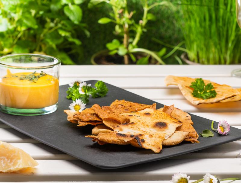 Nachos mit Käsesauce