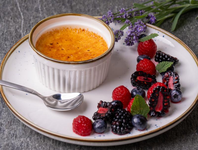 Lavendel-Crème-brûlée