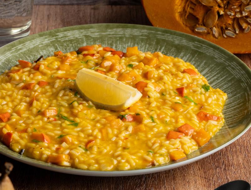 Kürbisrisotto
