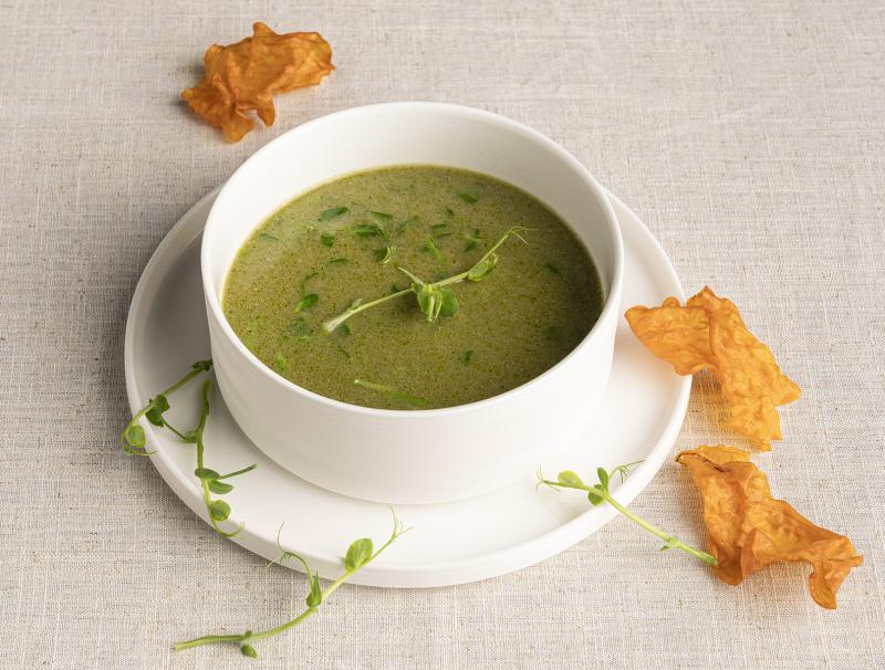 Erbsenkressesuppe