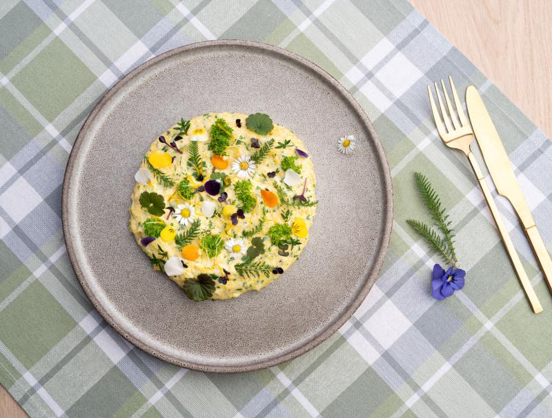 Frühlingskräuterpolenta