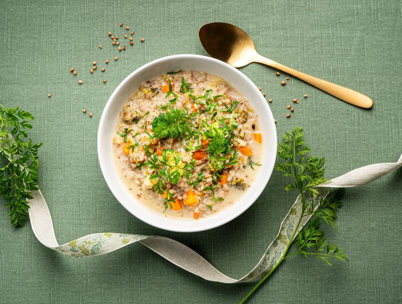 Gemüsesuppe mit Buchweizen