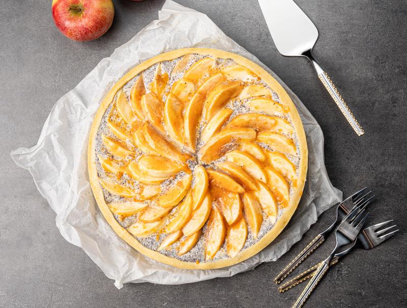 Apfel-Mohn-Tarte