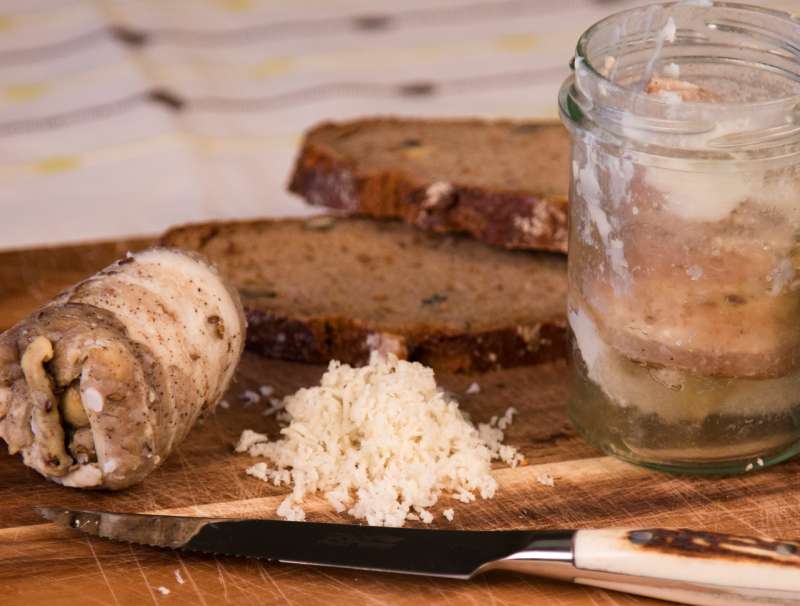 Frühstücksfleisch im Glas